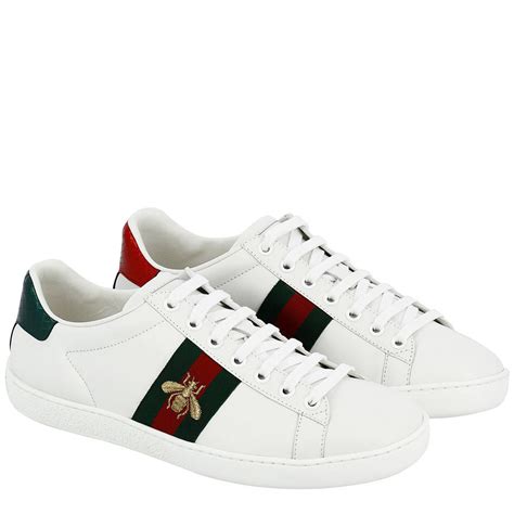 gucci white shoes|white Gucci shoes for women.